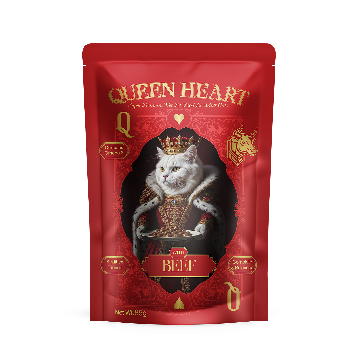 Queen Heart Beef pouch